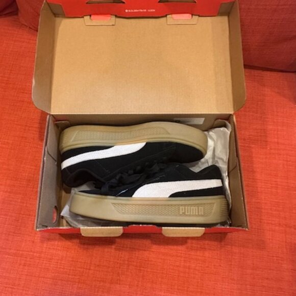 PUMA Women's Smash Platform V3 Suede Sneakers - Picture 6 of 7